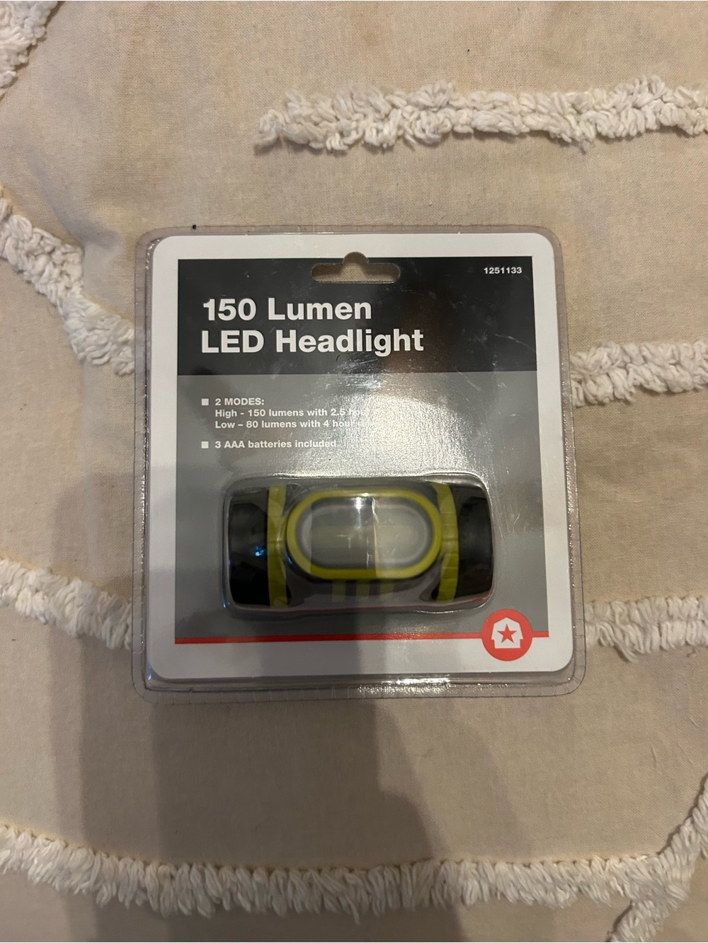 Source Unknown Yellow and Black 150 Lumen LED Headlight
